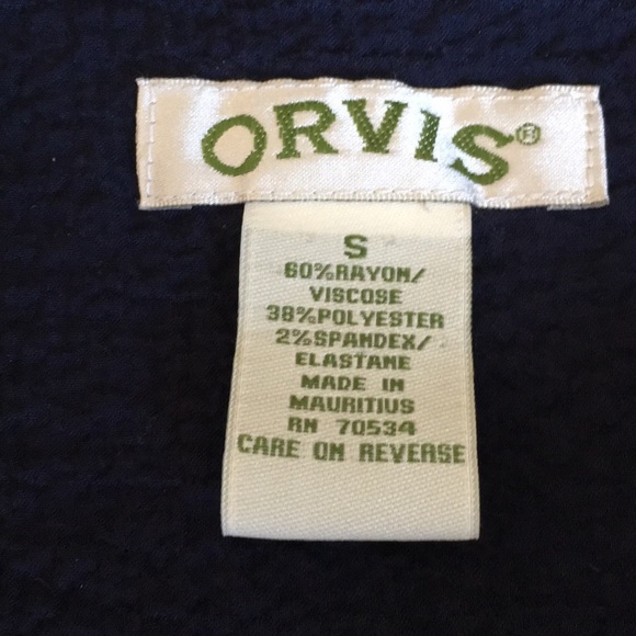 Orvis Full Zip Blue Sweater Size S - Picture 2 of 7
